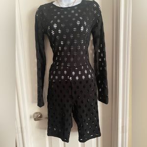 Fashion Nova all black romper, new without tags 🏷️